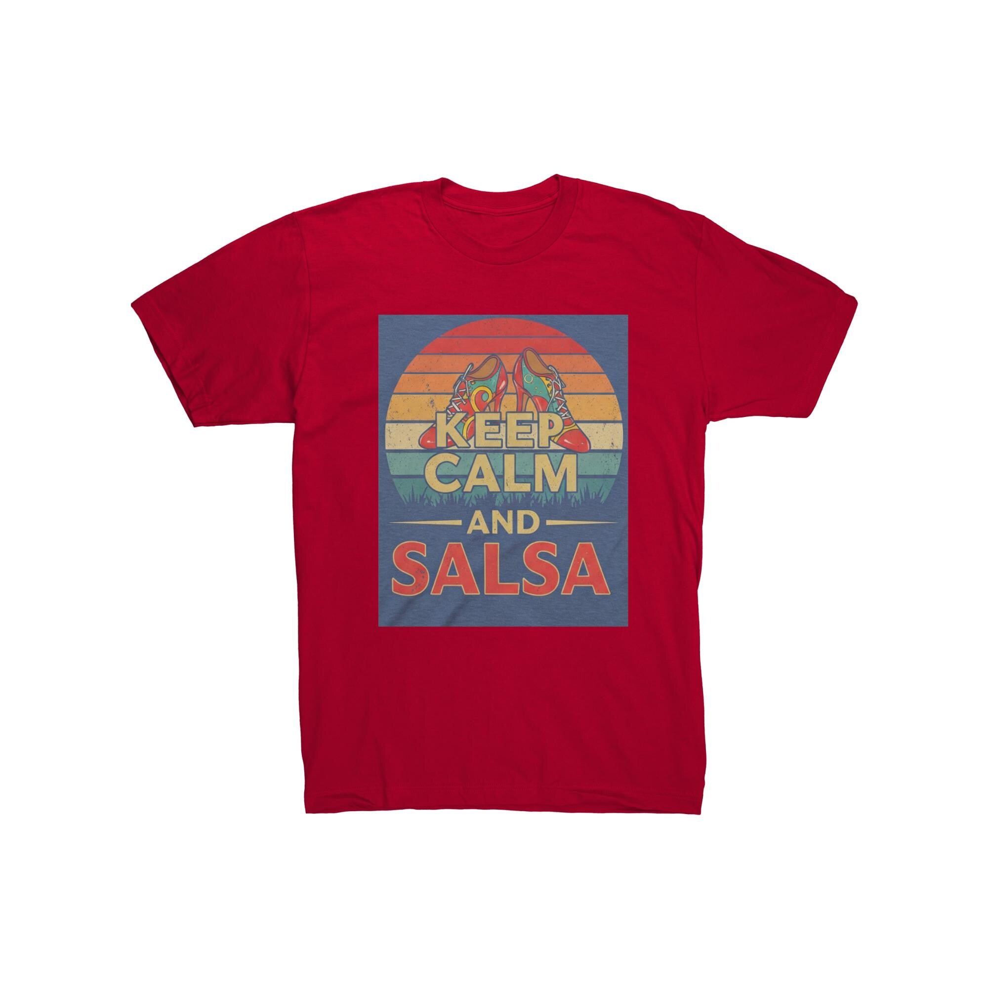 Keep Calm and Salsa Shirt | Retro Salsa Dancer Gift | Vintage Latin Dance Tee | Salsa Lover Gift | Dance Gift for Women