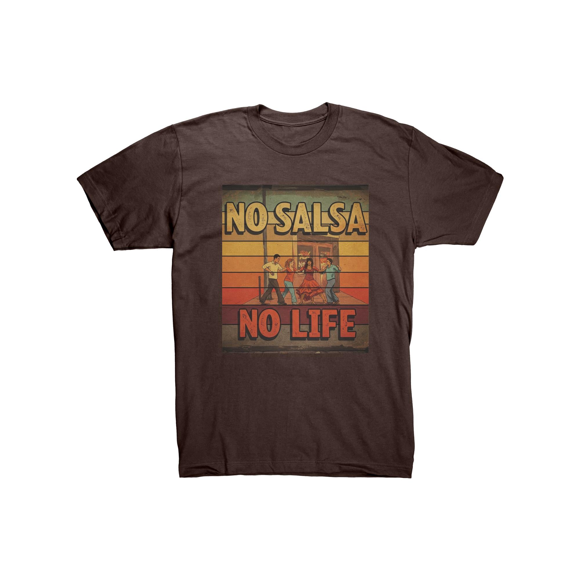 No Salsa No Life T-Shirt | Funny Salsa Dancer Gift | Retro Latin Dance Tee | Salsa Lover Shirt | Dance Gift for Women
