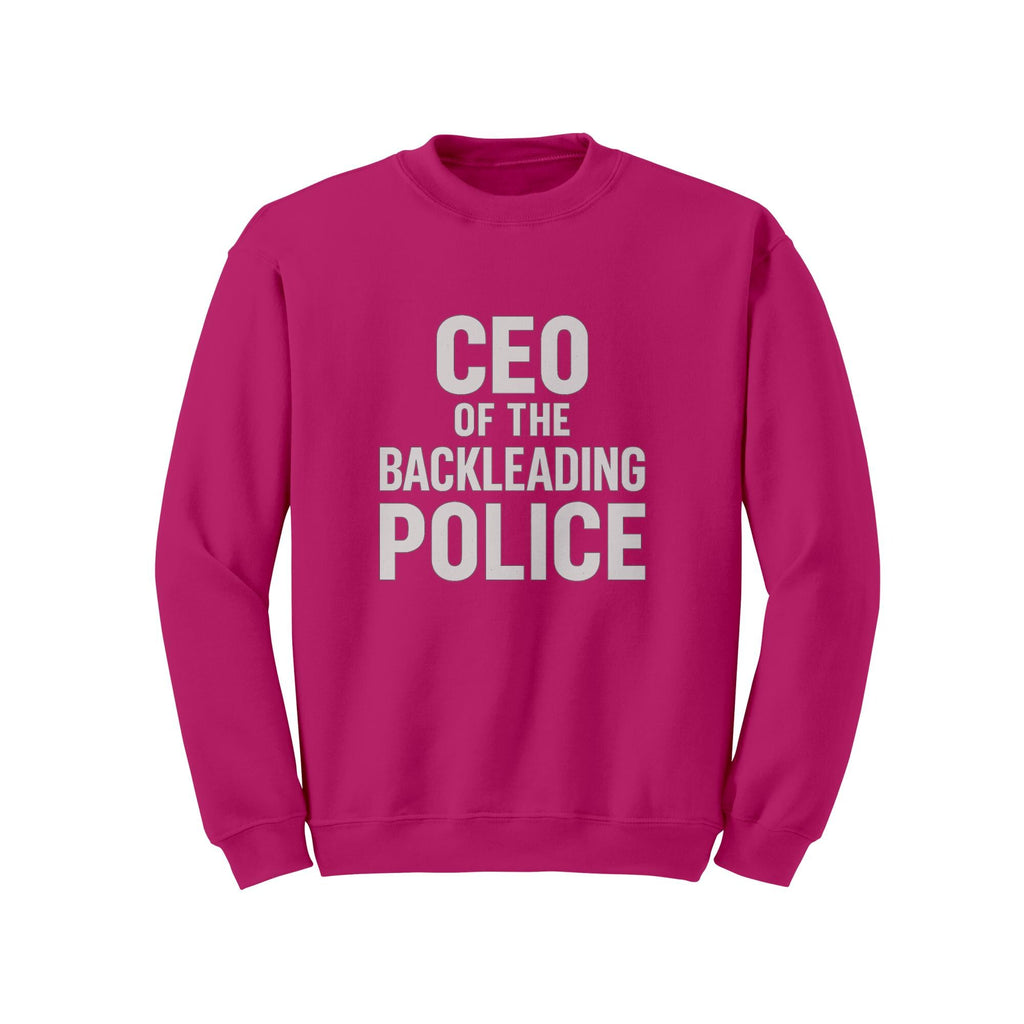 CEO Backleading Police Shirt | Funny Salsa Dancer Gift | Latin Dance Humor Sweatshirt | Dancer Inside Joke | Dance Gift Her