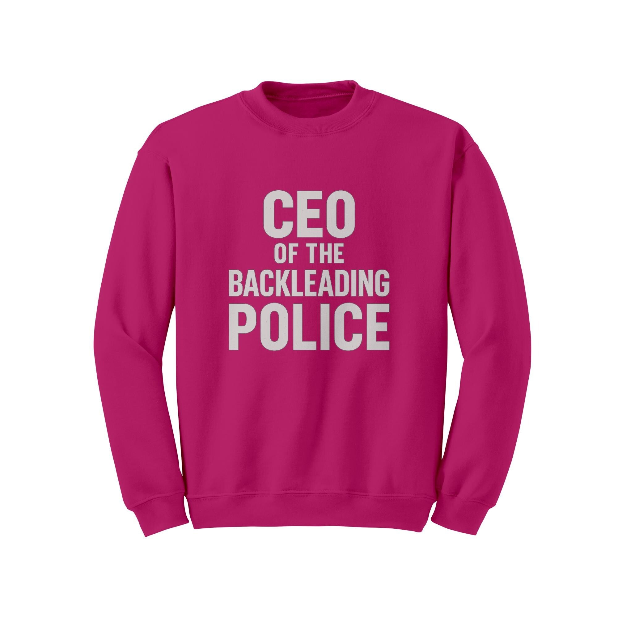 CEO Backleading Police Shirt | Funny Salsa Dancer Gift | Latin Dance Humor Sweatshirt | Dancer Inside Joke | Dance Gift Her