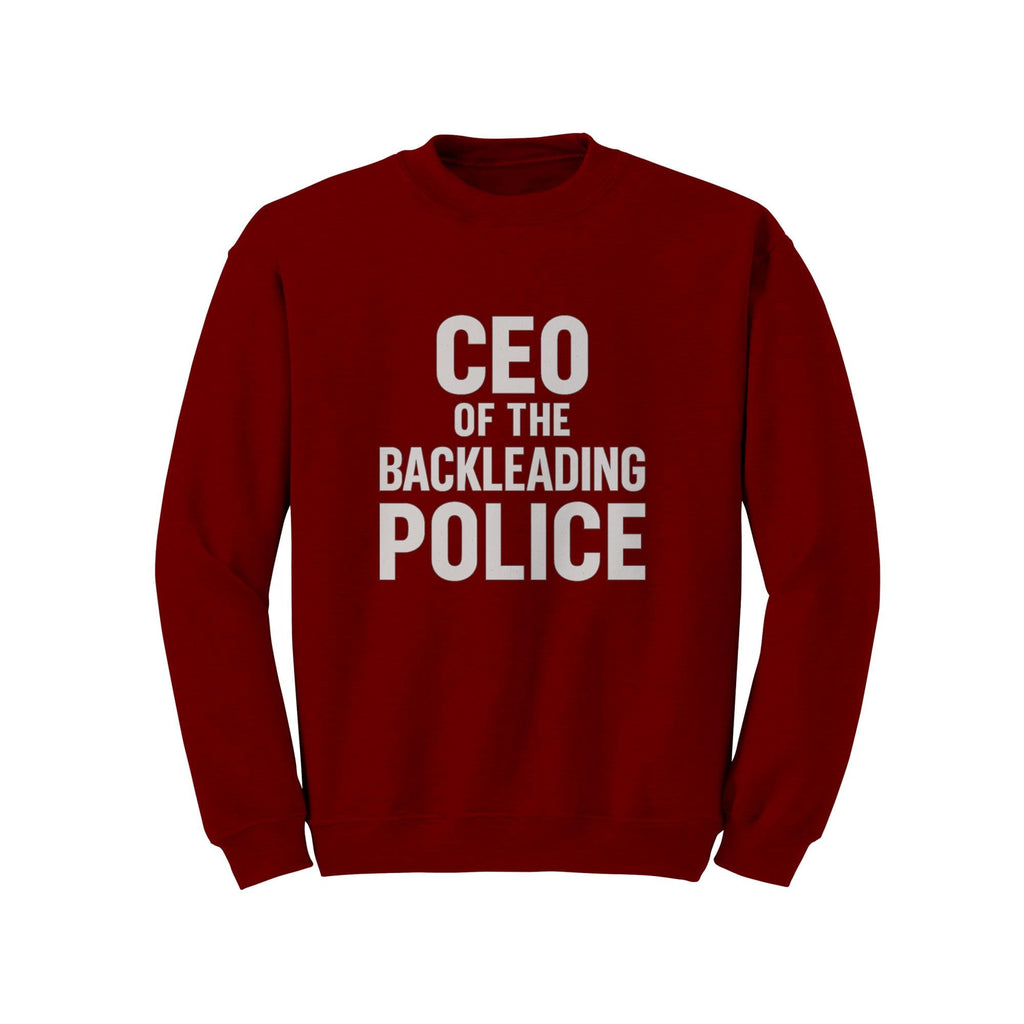 CEO Backleading Police Shirt | Funny Salsa Dancer Gift | Latin Dance Humor Sweatshirt | Dancer Inside Joke | Dance Gift Her