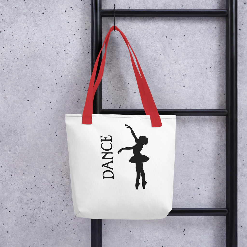 Dance Tote Bag – Dancer Silhouette Tote, Ballet Dance Bag, Minimalist Dance Tote, Gift for Dancer, Baila Boutique