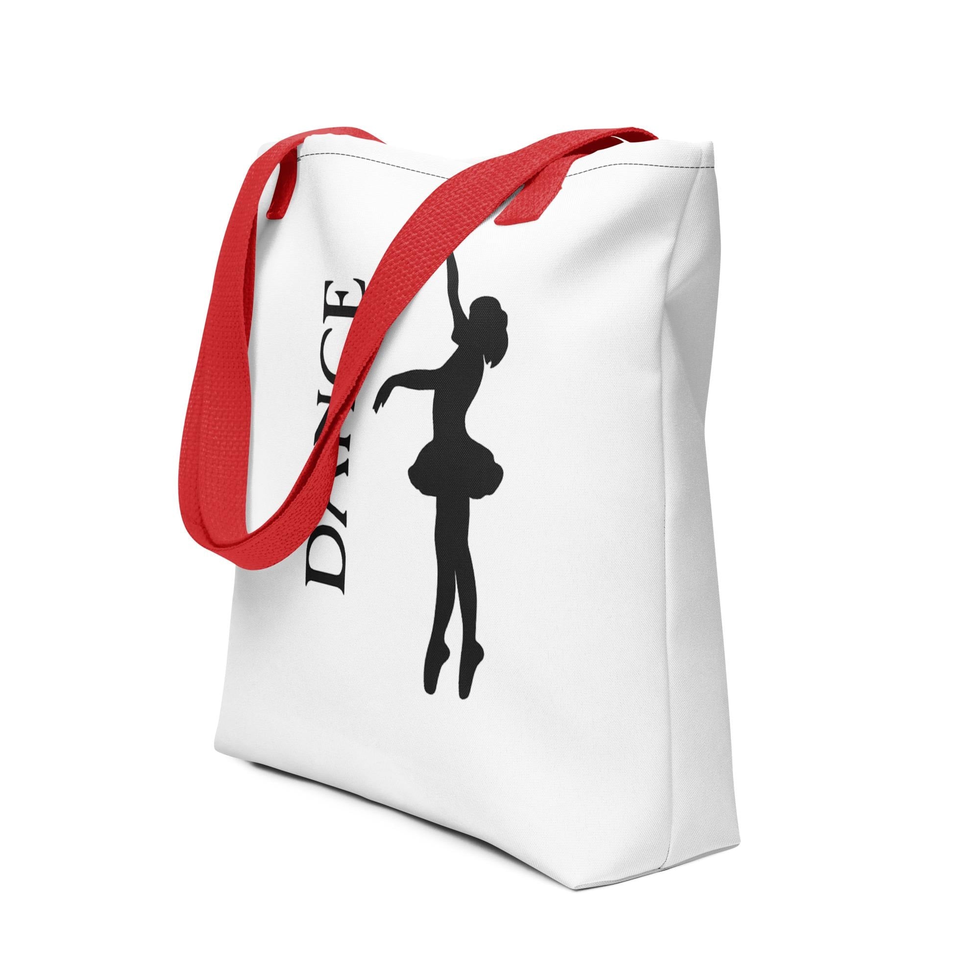 Dance Tote Bag – Dancer Silhouette Tote, Ballet Dance Bag, Minimalist Dance Tote, Gift for Dancer, Baila Boutique