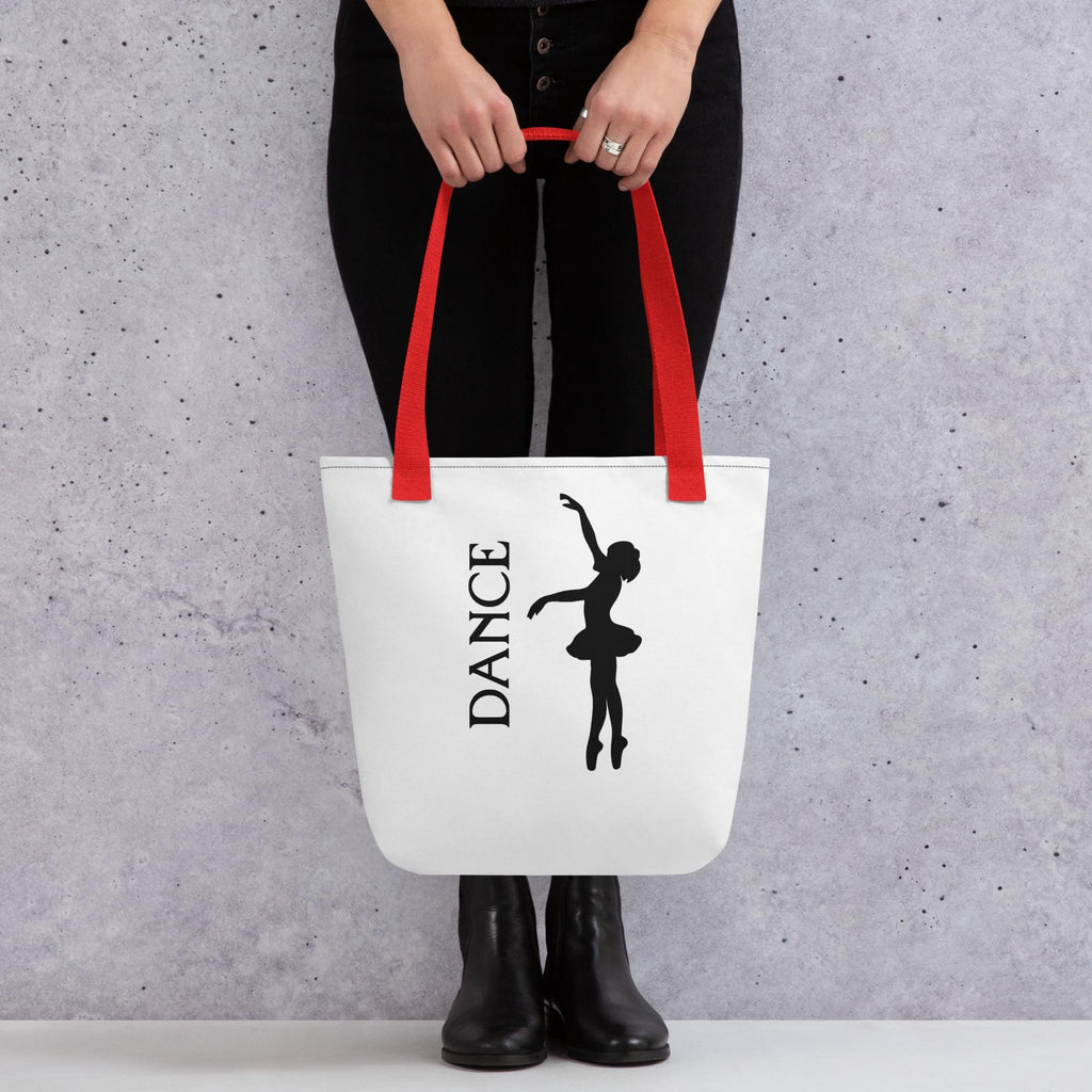 Dance Tote Bag – Dancer Silhouette Tote, Ballet Dance Bag, Minimalist Dance Tote, Gift for Dancer, Baila Boutique