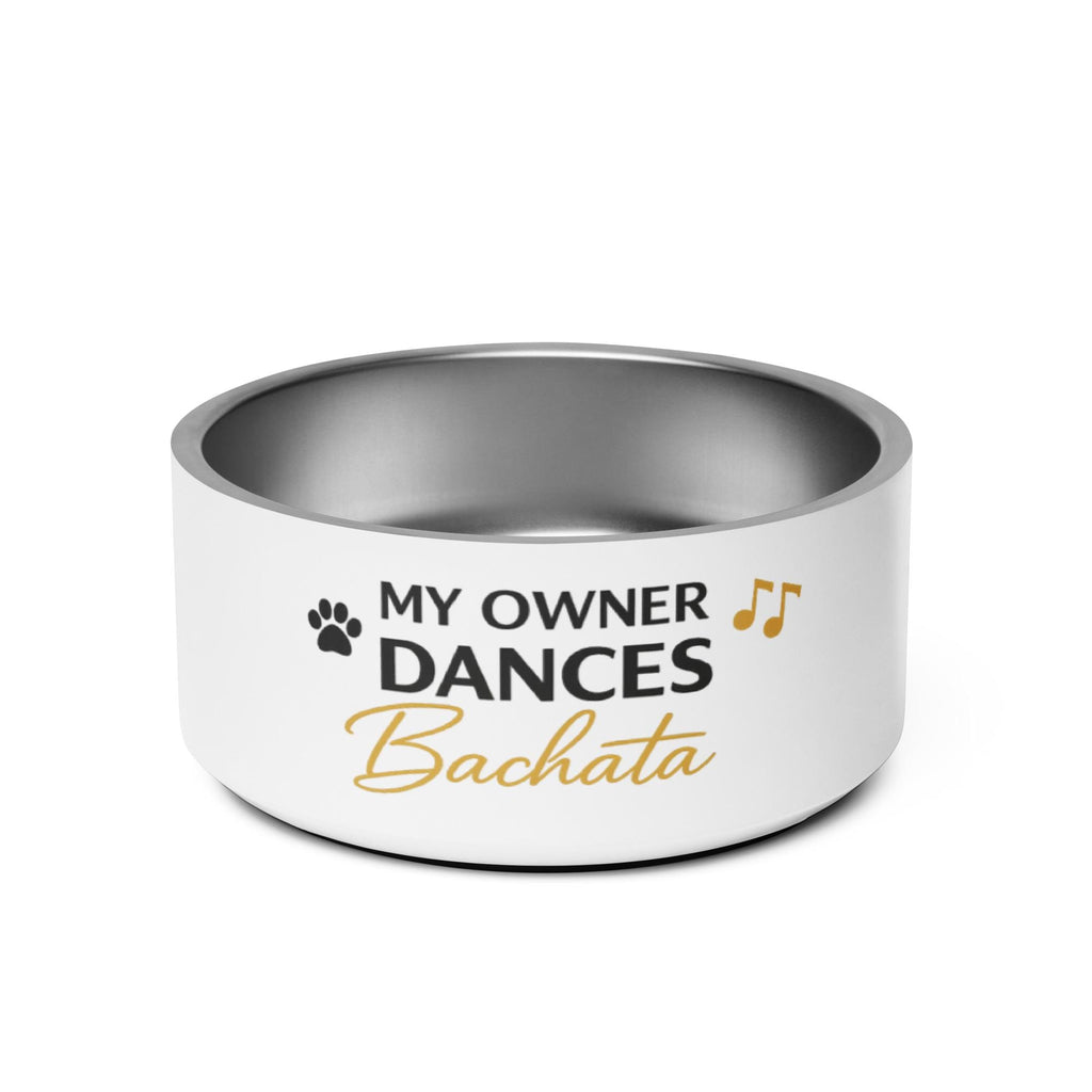 My Owner Dances Bachata Pet Bowl – Funny Dog Bowl, Dance Lover Pet Bowl, Bachata Dog Bowl, Gift for Dog Owner, Baila Boutique
