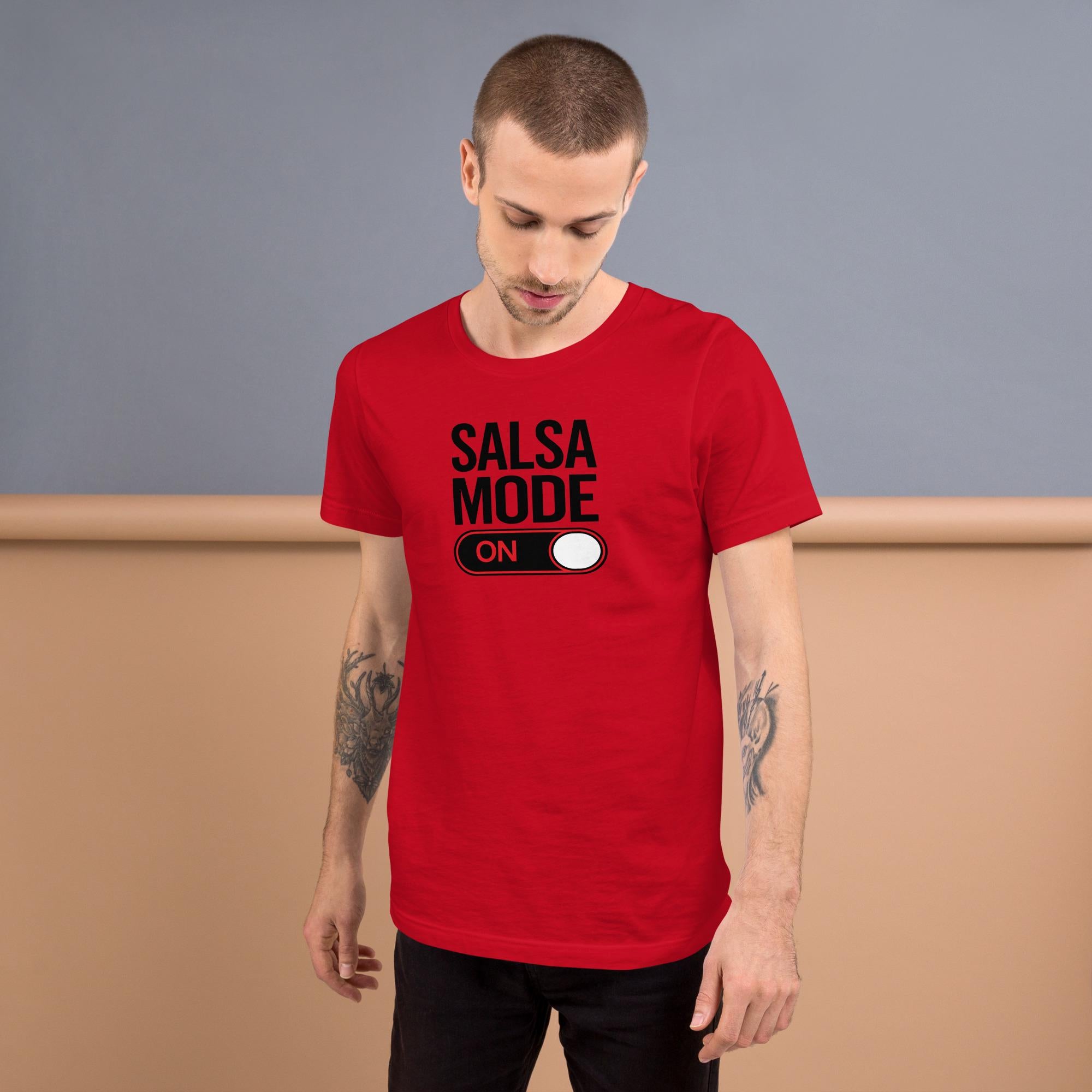 Salsa Mode ON T-Shirt | Bachata & Latin Dance Tee | Dancer Gift | Unisex Streetwear Dance Shirt
