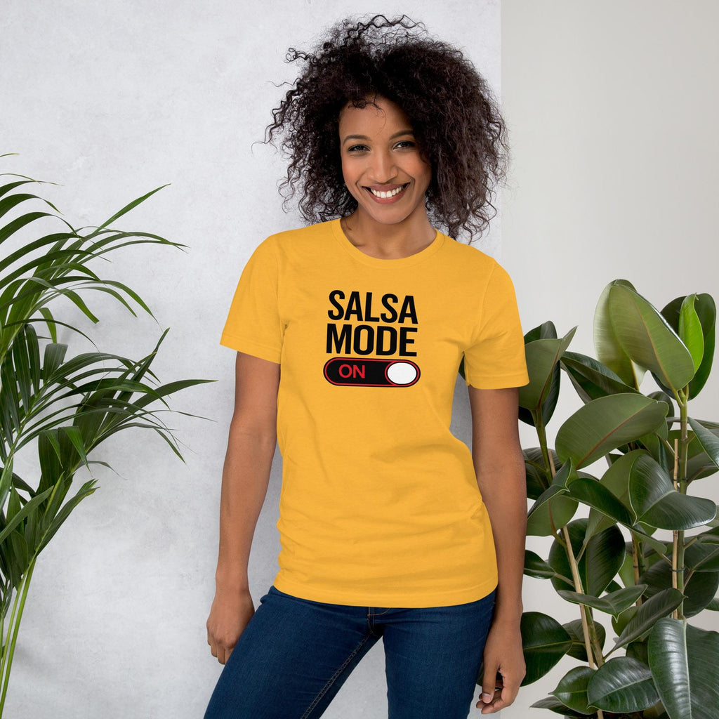 Salsa Mode ON T-Shirt | Bachata & Latin Dance Tee | Dancer Gift | Unisex Streetwear Dance Shirt
