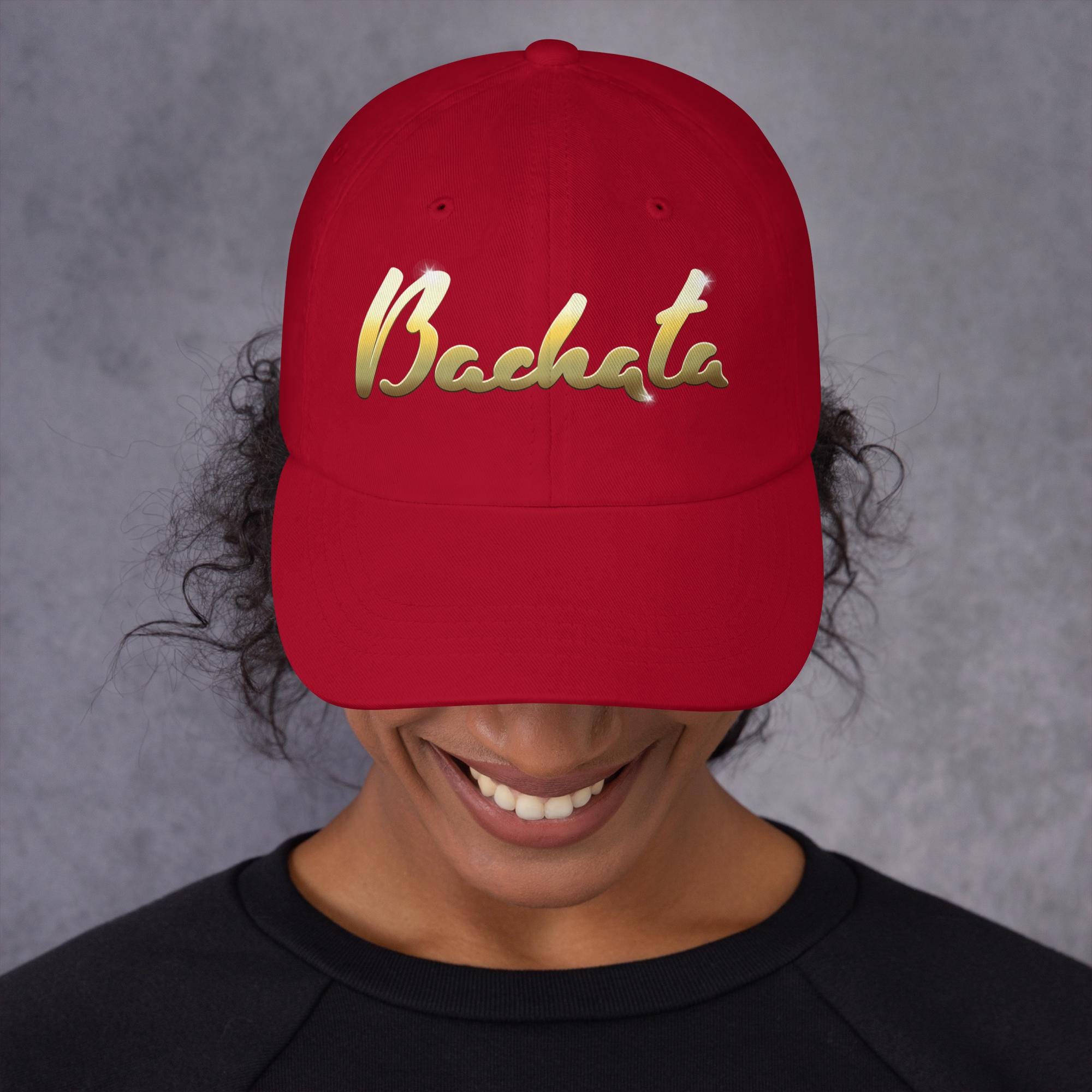 Bachata Hat Gold Script | Latin Dance Cap | Minimal Dance Lifestyle Hat | Baila Boutique