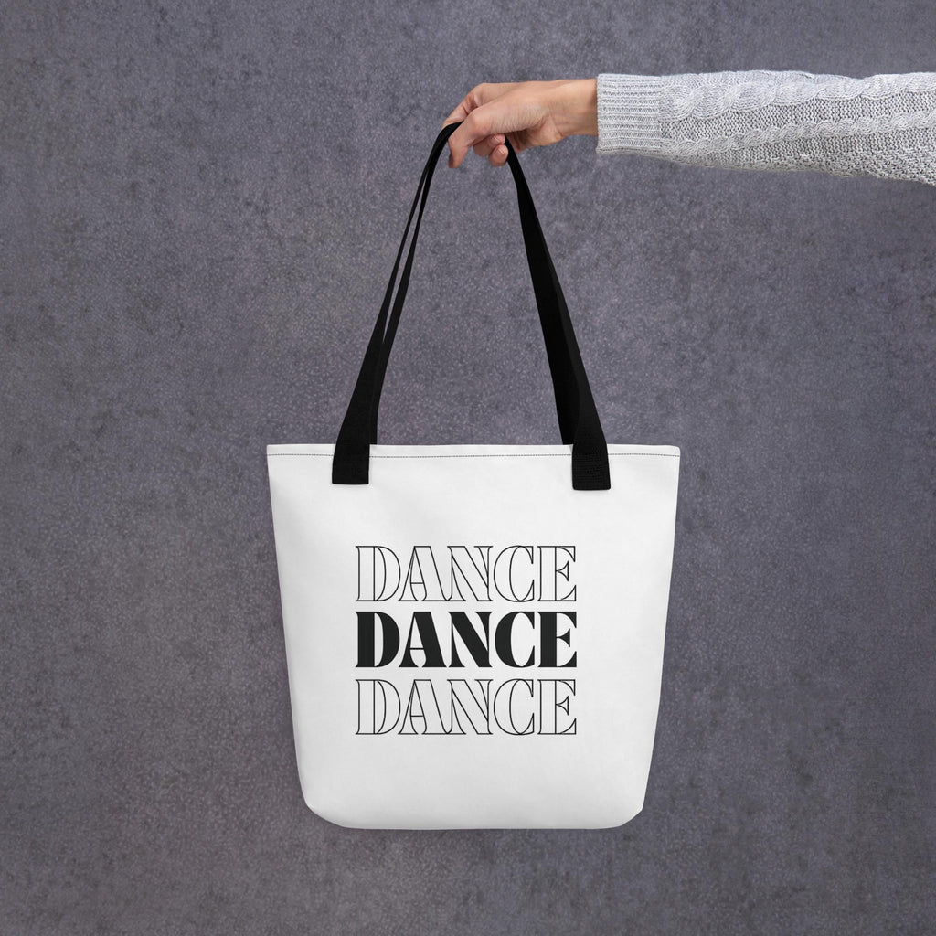 Dance Tote Bag – Minimalist Typography Tote, Dance Lover Bag, Gift for Dancer, Modern Dance Tote, Baila Boutique