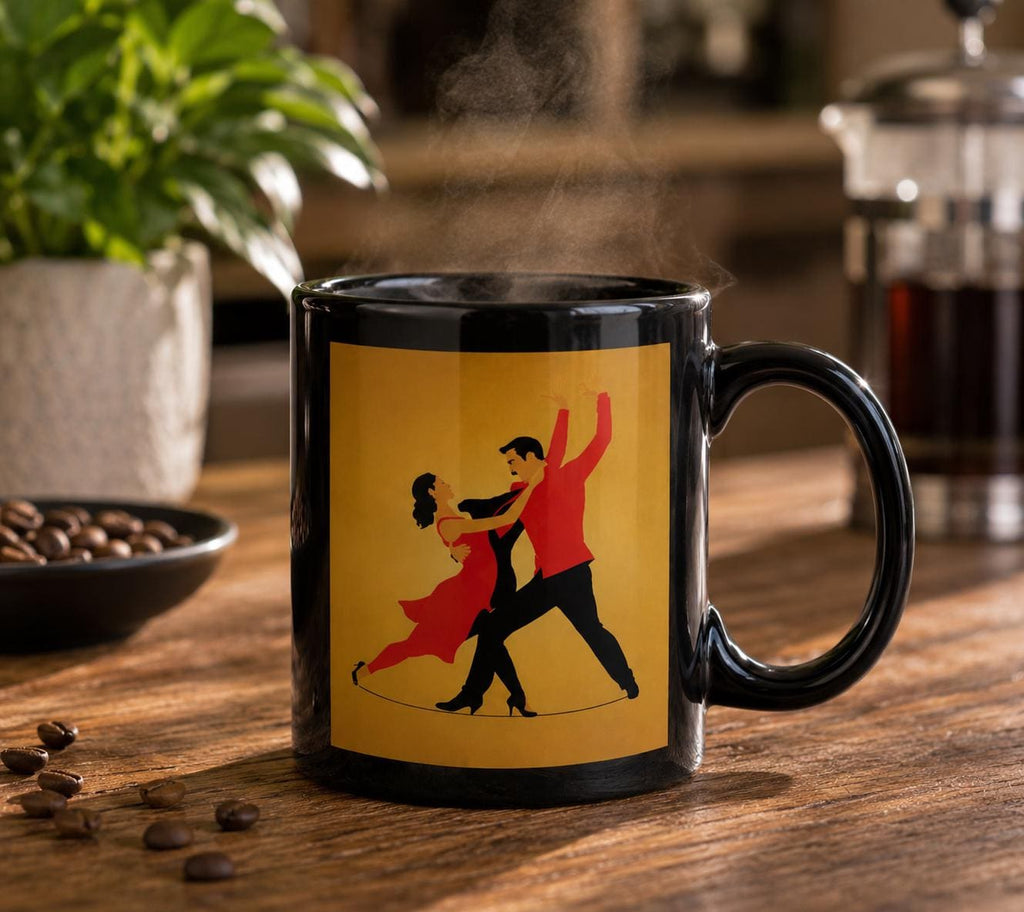 Salsa Dancer Mug, Latin Dance Coffee Cup, Ballroom Couple Gift, Social Dance Lover Present