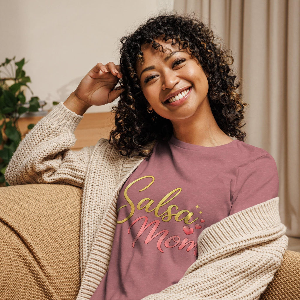 Salsa Mom Shirt, Latin Dance Mom Tee, Salsera Apparel, Gift Present for Dancer Mom