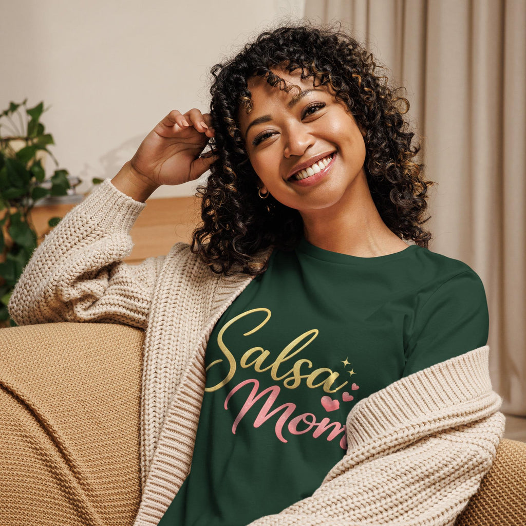 Salsa Mom Shirt, Latin Dance Mom Tee, Salsera Apparel, Gift Present for Dancer Mom