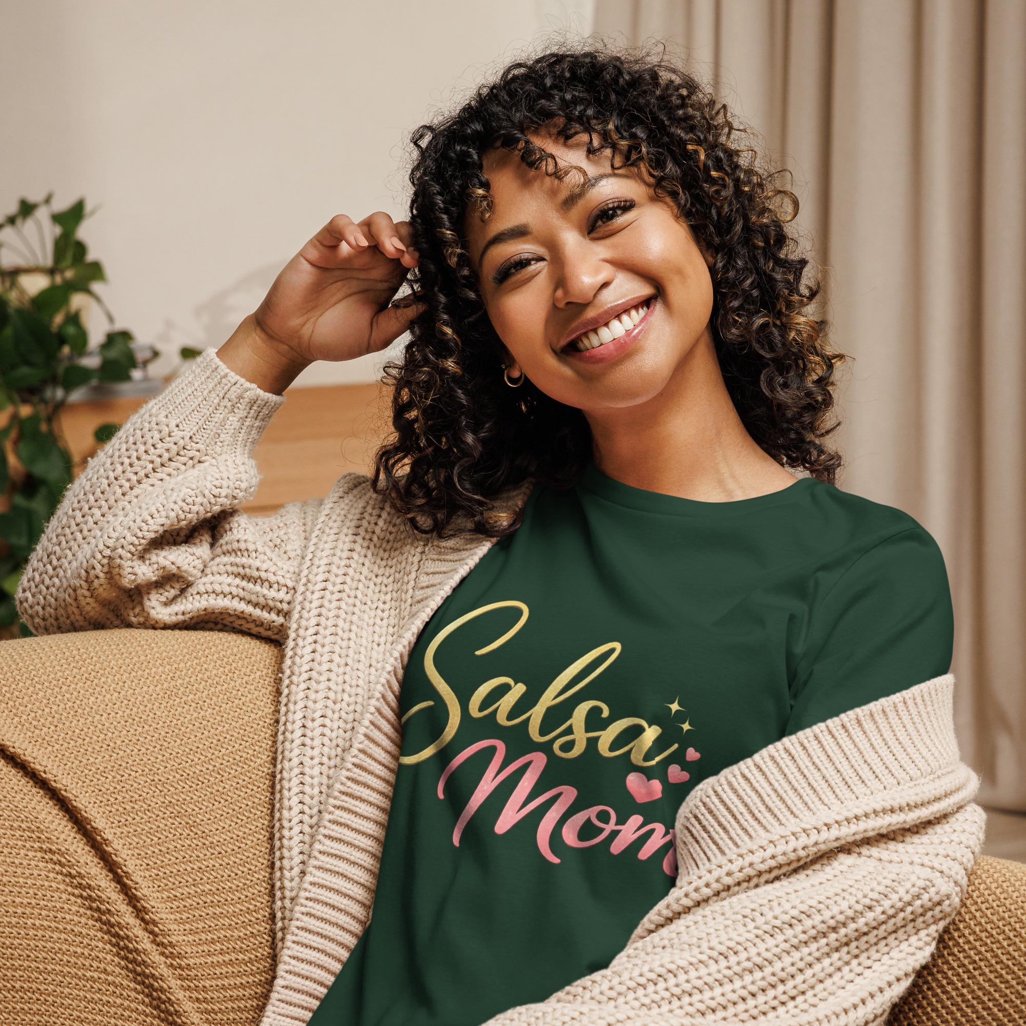 Salsa Mom Shirt, Latin Dance Mom Tee, Salsera Apparel, Gift Present for Dancer Mom