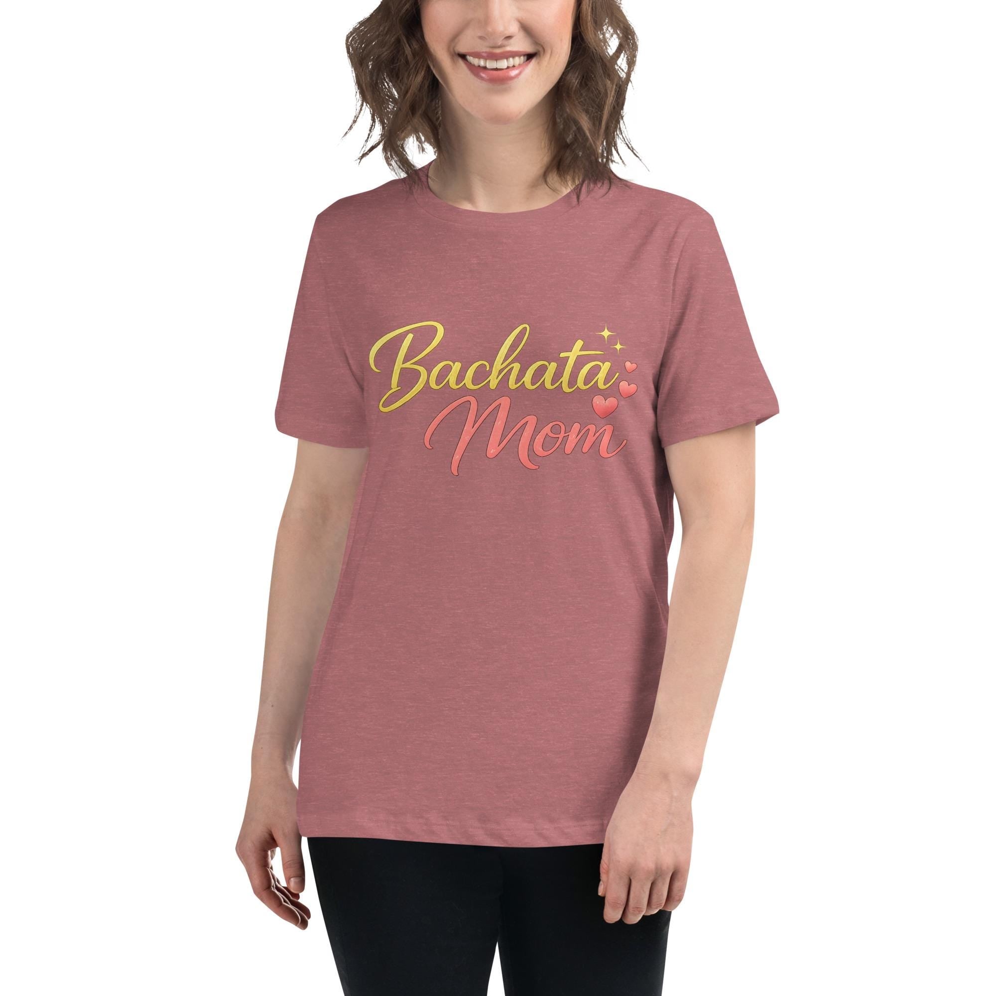 Bachata Mom Shirt, Latin Dance Mom Tee, Bachatera Mom T-Shirt, Mother's Day Gift for Dancer Mom, Bachata Lover Mom Gift, Mom Birthday Tee