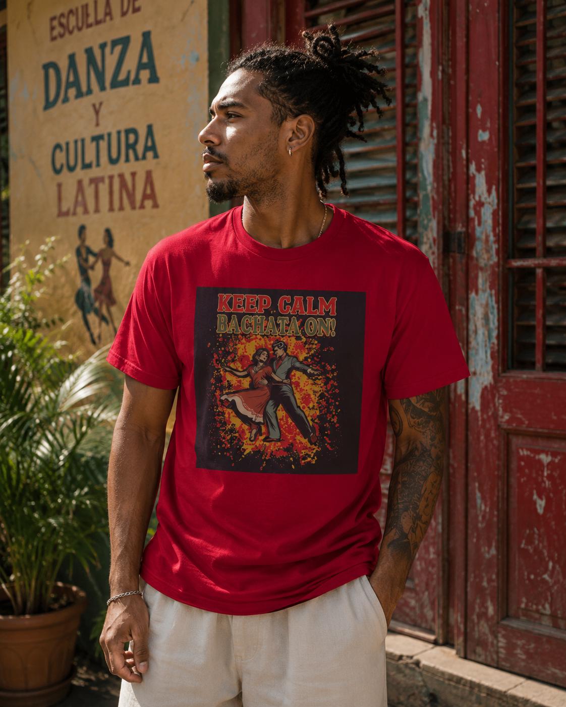 Keep Calm Bachata On Shirt | Funny Bachata Dancer Gift | Latin Dance Tee for Her | Bachata Lover Shirt | Dance Gift Women