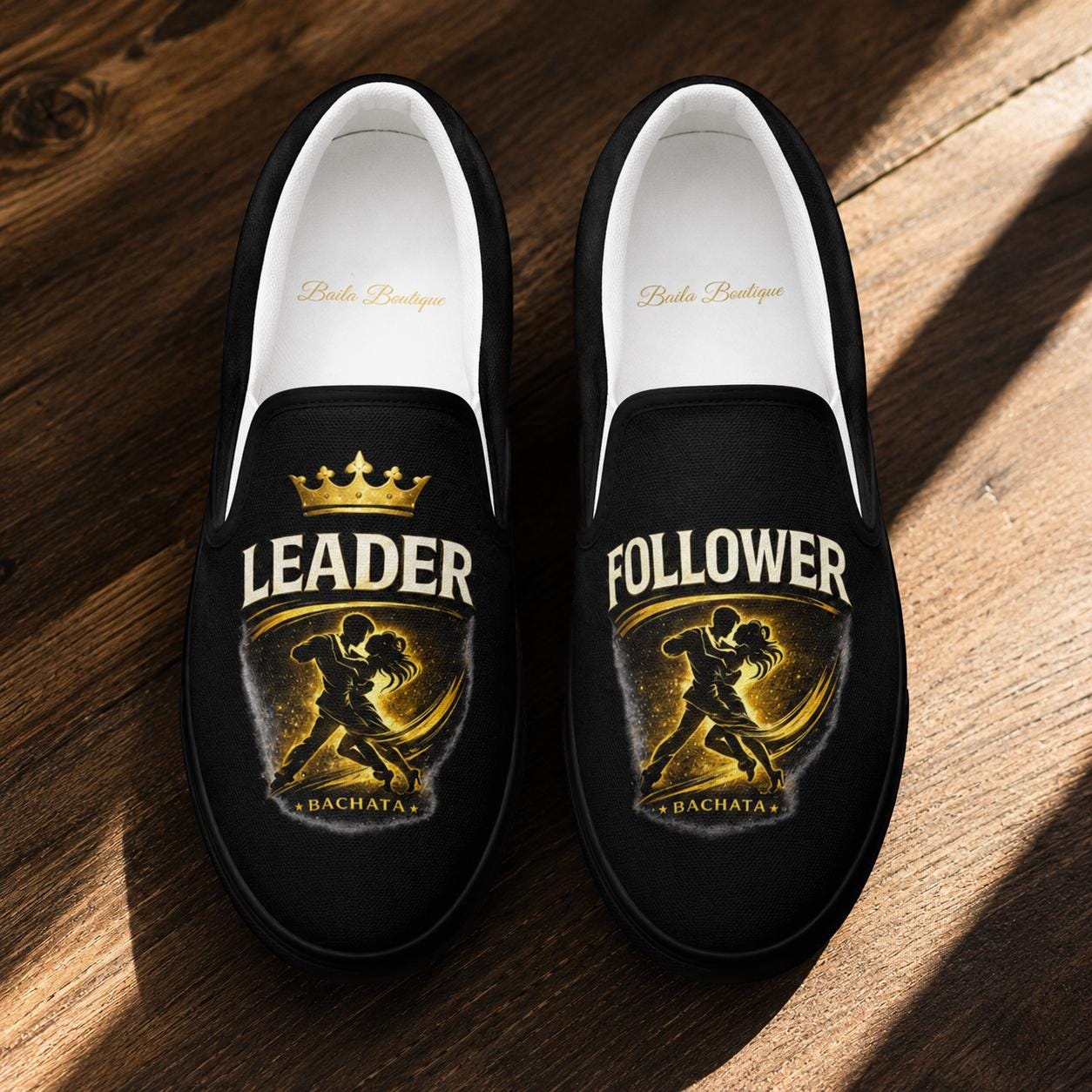 Bachata Dance Shoes for Men, Latin Sneakers, Gift for Dancers, Comfortable Salsa Dancing Shoes