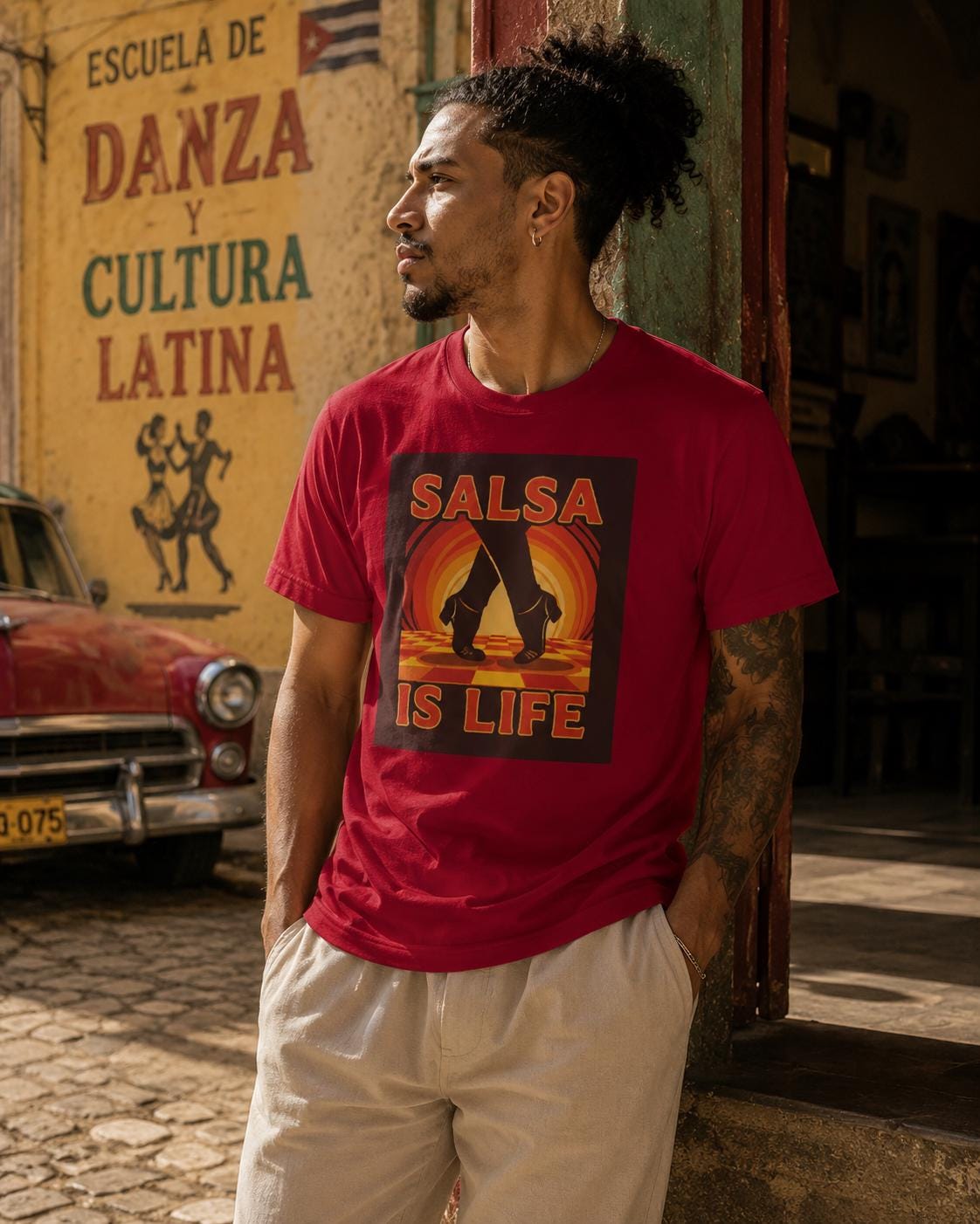 Salsa Is Life T-Shirt | Salsa Dancer Gift for Her | Latin Dance Shirt | Salsa Lover Tee | Funny Salsa Dance Gift Women