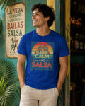 Keep Calm and Salsa Shirt | Retro Salsa Dancer Gift | Vintage Latin Dance Tee | Salsa Lover Gift | Dance Gift for Women