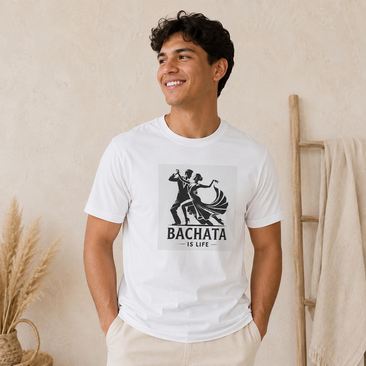 Bachata Is Life T-Shirt | Bachata Dancer Gift for Her | Latin Dance Couple Tee | Bachata Lover Shirt | Dance Gift for Women