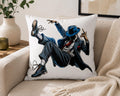 Jazz Dancer Throw Pillow | Zoot Suit Dancer Pillow | Dance Studio Decor Gift | Swing Dancer Pillow | Unique Dance Gift for Him
