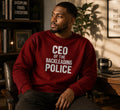 CEO Backleading Police Shirt | Funny Salsa Dancer Gift | Latin Dance Humor Sweatshirt | Dancer Inside Joke | Dance Gift Her