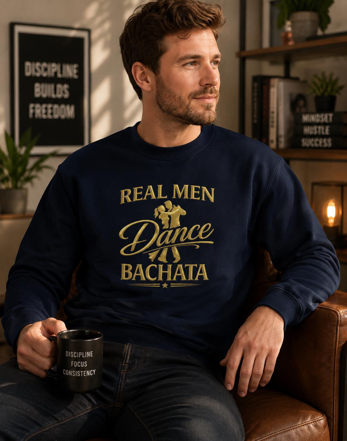 Latin Dance Hoodie, Bachata Dance Sweatshirt, Mens Dance Crewneck, Social Dance Pullover