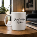 Just One More Song Mug, Bachata Salsa Coffee Cup, Minimalist Latin Dance Gift, Social Dancer Present